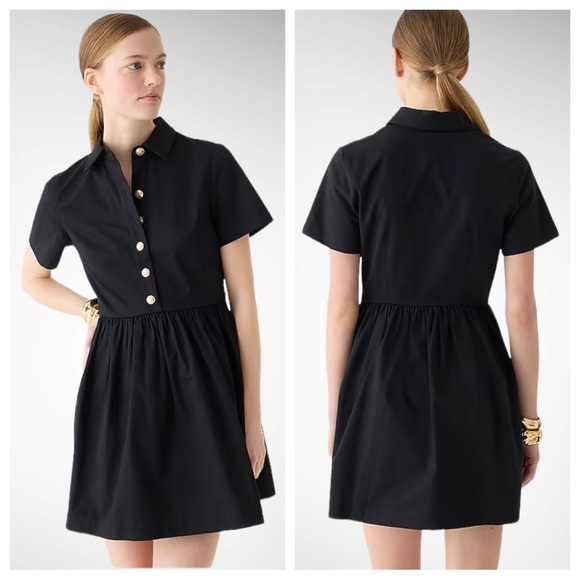 J Crew Margaret A Line Chino Shirt Dress | NWT - Picture 1 of 11